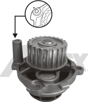 Airtex 1703 - Bomba de agua vegaparts.es