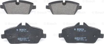 BOSCH 0 986 494 120 - Juego de pastillas de freno vegaparts.es