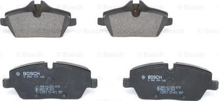 BOSCH 0 986 494 120 - Juego de pastillas de freno vegaparts.es