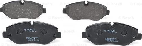 BOSCH 0 986 494 121 - Juego de pastillas de freno vegaparts.es