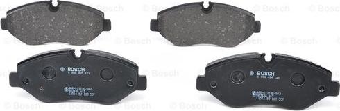 BOSCH 0 986 494 121 - Juego de pastillas de freno vegaparts.es