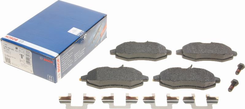 BOSCH 0 986 494 262 - Juego de pastillas de freno vegaparts.es