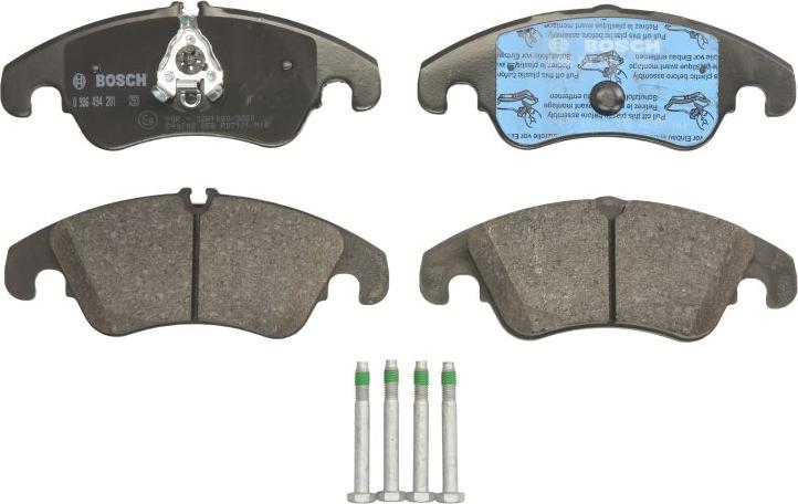 BOSCH 0 986 494 201 - Juego de pastillas de freno vegaparts.es