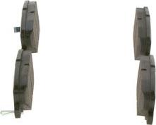 BOSCH 0 986 495 358 - Juego de pastillas de freno vegaparts.es