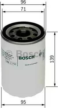 BOSCH 0 986 452 046 - Filtro de aceite vegaparts.es