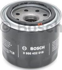 BOSCH 0 986 452 016 - Filtro de aceite vegaparts.es