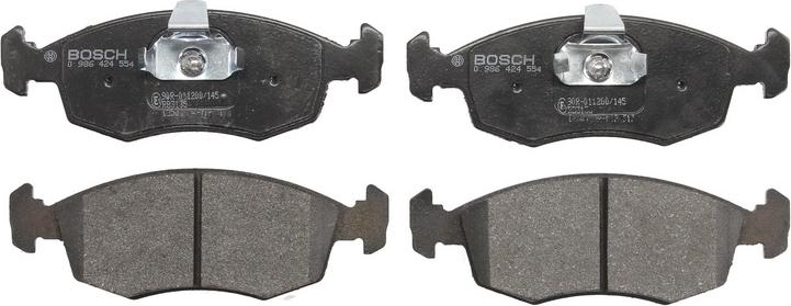 BOSCH 0 986 424 554 - Juego de pastillas de freno vegaparts.es