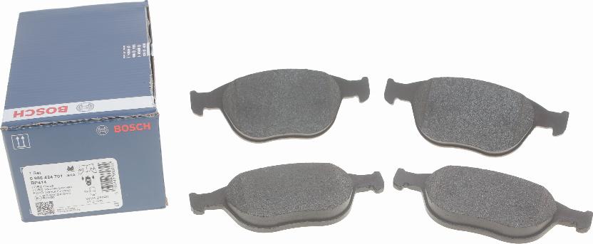 BOSCH 0 986 424 701 - Juego de pastillas de freno vegaparts.es