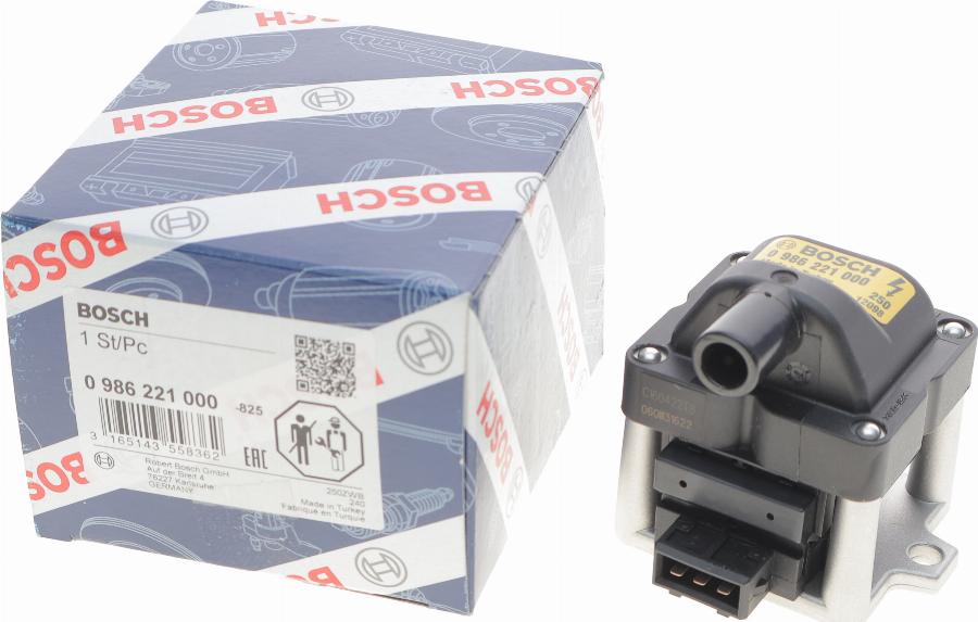 BOSCH 0 986 221 000 - Bobina de encendido vegaparts.es