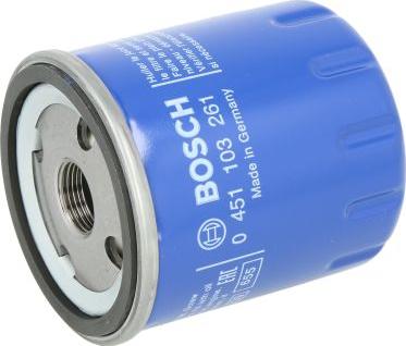 BOSCH 0 451 103 261 - Filtro de aceite vegaparts.es