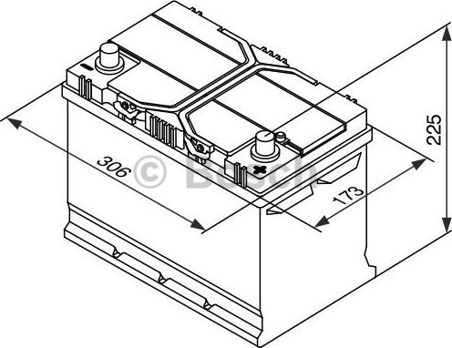BOSCH 0 092 S40 280 - Batería de arranque vegaparts.es