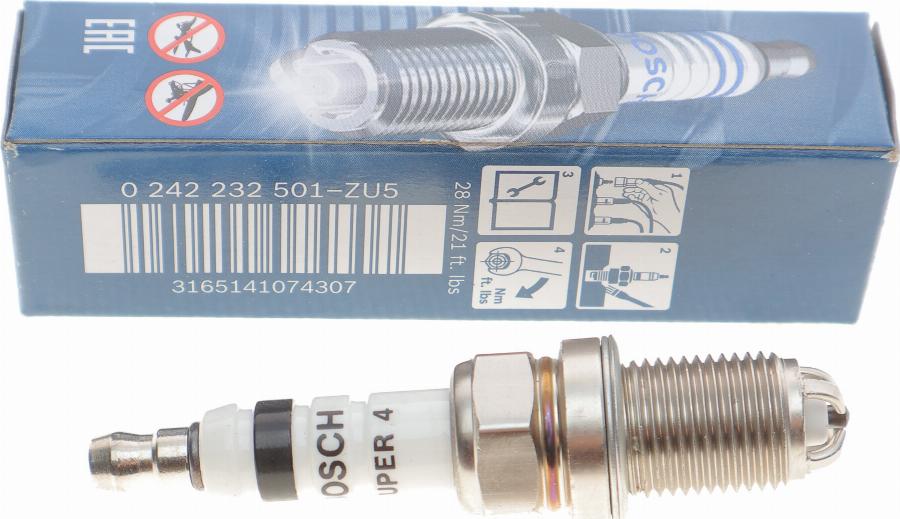 BOSCH 0 242 232 501 - Bujía de encendido vegaparts.es