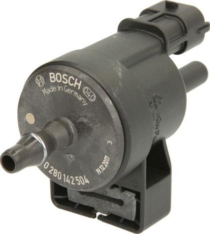 BOSCH 0 280 142 504 - Válvula de ventilación, depósito de combustible vegaparts.es