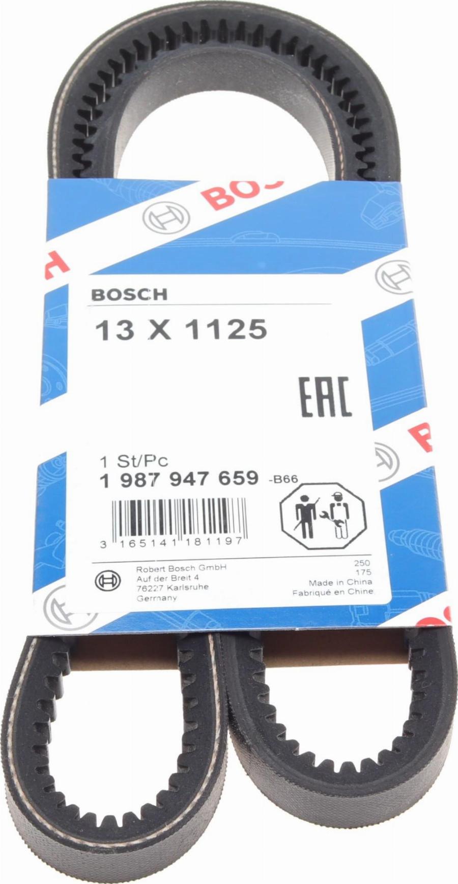 BOSCH 1 987 947 659 - Correa trapezoidal vegaparts.es