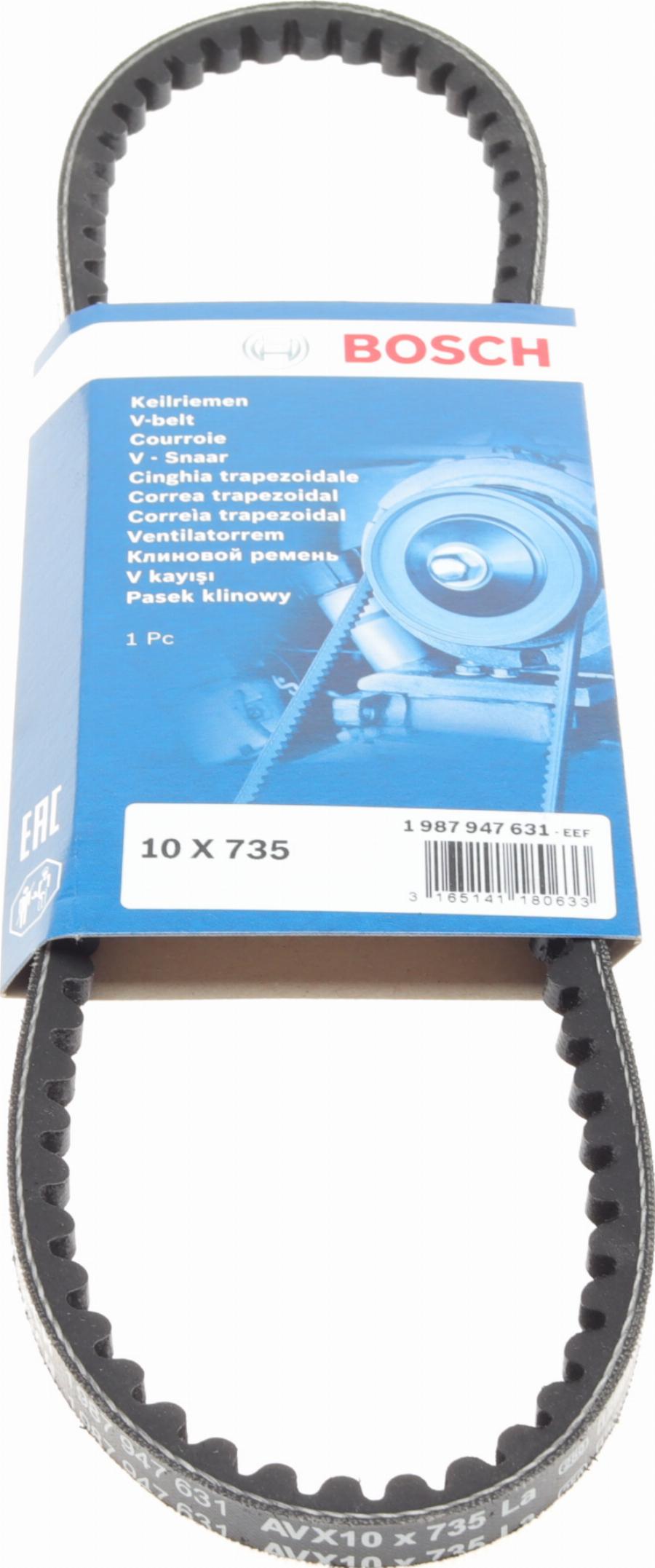 BOSCH 1 987 947 631 - Correa trapezoidal vegaparts.es