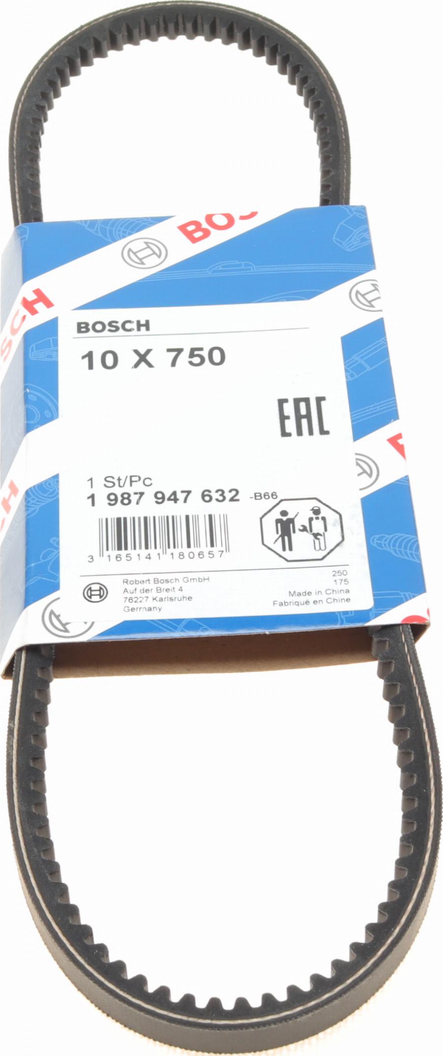 BOSCH 1 987 947 632 - Correa trapezoidal vegaparts.es