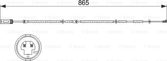 BOSCH 1 987 473 519 - Contacto de aviso, desgaste de los frenos vegaparts.es