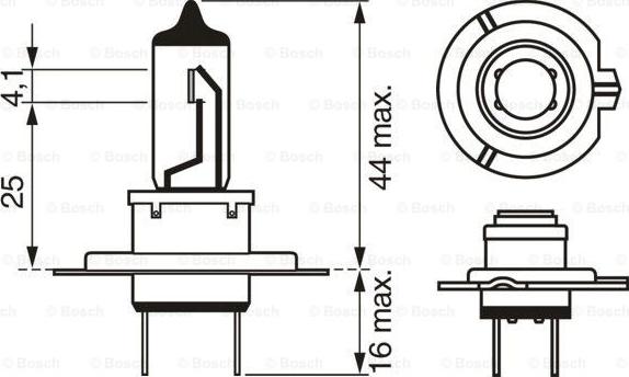BOSCH 1 987 302 071 - Lámpara, faro de carretera vegaparts.es