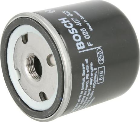 BOSCH F 026 407 005 - Filtro de aceite vegaparts.es