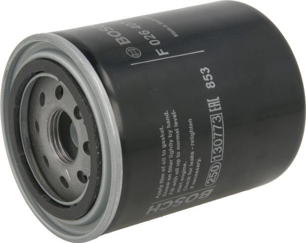 BOSCH F 026 407 198 - Filtro de aceite vegaparts.es