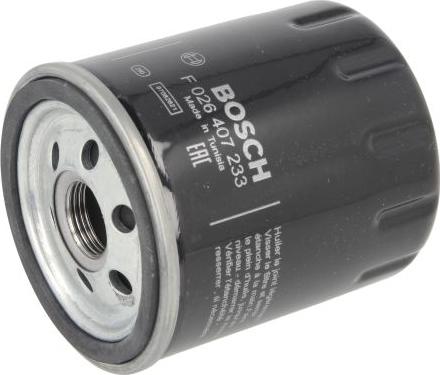 BOSCH F 026 407 233 - Filtro de aceite vegaparts.es