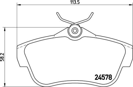 Brembo P 61 095 - Juego de pastillas de freno vegaparts.es