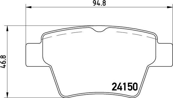 Brembo P 61 080 - Juego de pastillas de freno vegaparts.es