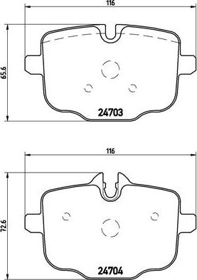 Brembo P 06 061 - Juego de pastillas de freno vegaparts.es