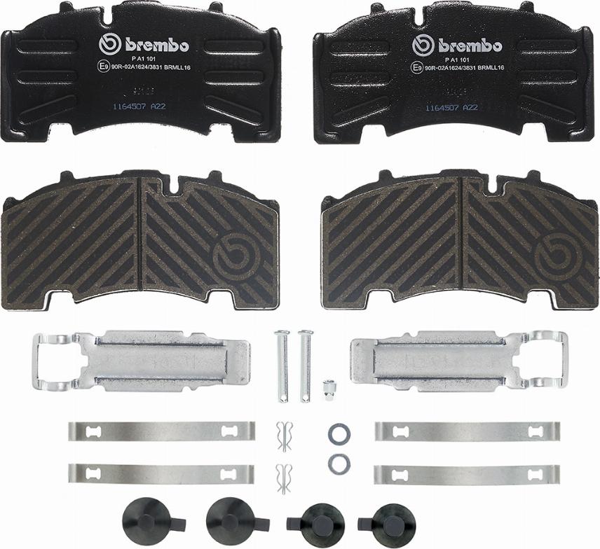Brembo P A1 101 - Juego de pastillas de freno vegaparts.es