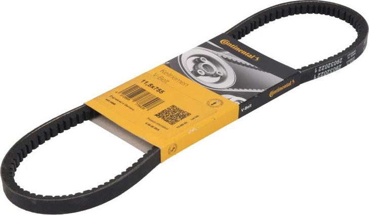 CONTINENTAL 11,5 X 755 - Correa trapezoidal vegaparts.es
