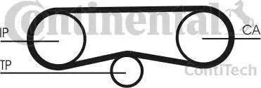 CONTINENTAL CT 1018 K1 - Juego de correas dentadas vegaparts.es