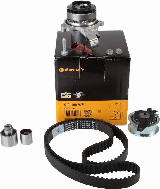 CONTINENTAL CT1168WP1 - Bomba de agua + kit correa distribución vegaparts.es