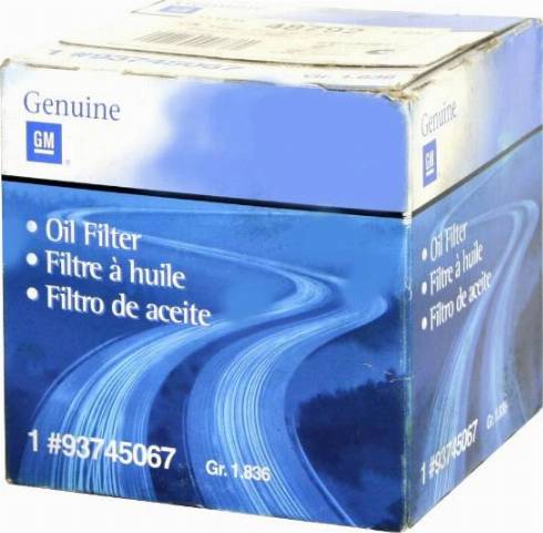 DAEWOO 93 745 067 - Filtro de aceite vegaparts.es