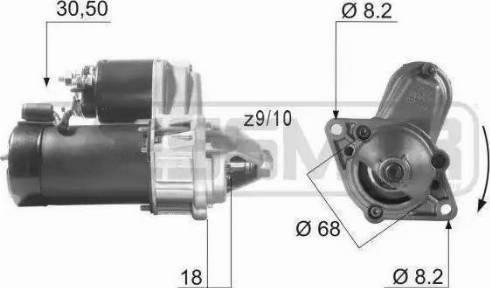 Remy DRS0646 - Motor de arranque vegaparts.es