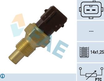 FAE 33792 - Sensor, temperatura del refrigerante vegaparts.es