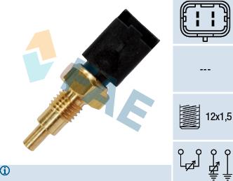 FAE 33723 - Sensor, temperatura del refrigerante vegaparts.es