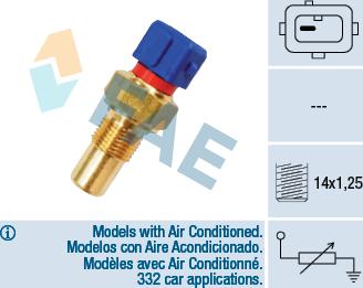 FAE 32290 - Sensor, temperatura del refrigerante vegaparts.es