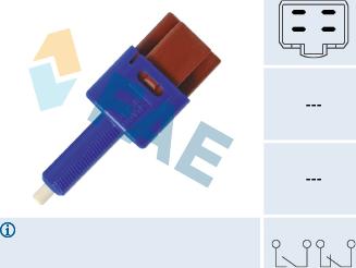 FAE 24454 - Interruptor luces freno vegaparts.es