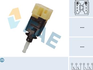 FAE 24595 - Interruptor luces freno vegaparts.es
