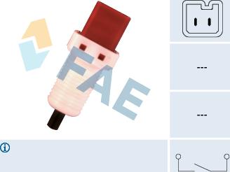 FAE 24896 - Interruptor luces freno vegaparts.es