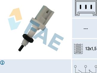 FAE 24380 - Interruptor luces freno vegaparts.es