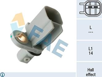 FAE 78450 - Sensor, revoluciones de la rueda vegaparts.es