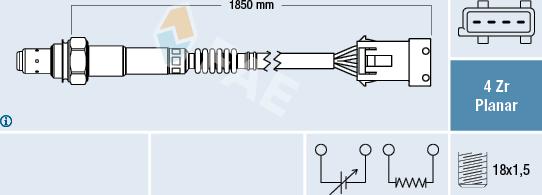 FAE 77412 - Sonda Lambda vegaparts.es