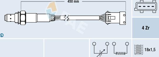 FAE 77433 - Sonda Lambda vegaparts.es