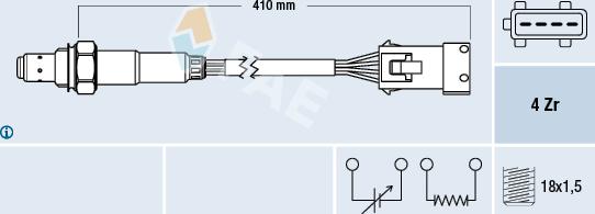 FAE 77432 - Sonda Lambda vegaparts.es