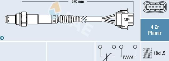 FAE 77154 - Sonda Lambda vegaparts.es
