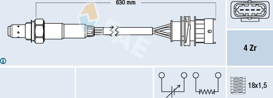 FAE 77156 - Sonda Lambda vegaparts.es