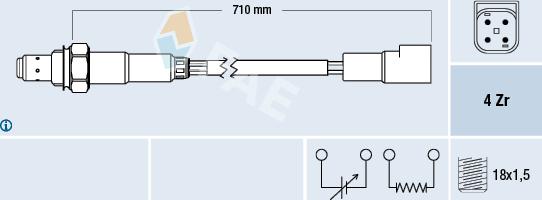 FAE 77169 - Sonda Lambda vegaparts.es