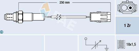 FAE 77103 - Sonda Lambda vegaparts.es
