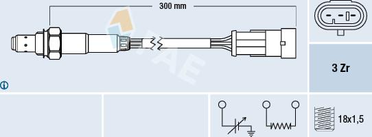 FAE 77121 - Sonda Lambda vegaparts.es